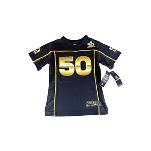 Super Bowl 50 Jersey Youth Small 7/8 Bay Area San Francisco NFL Black Girls